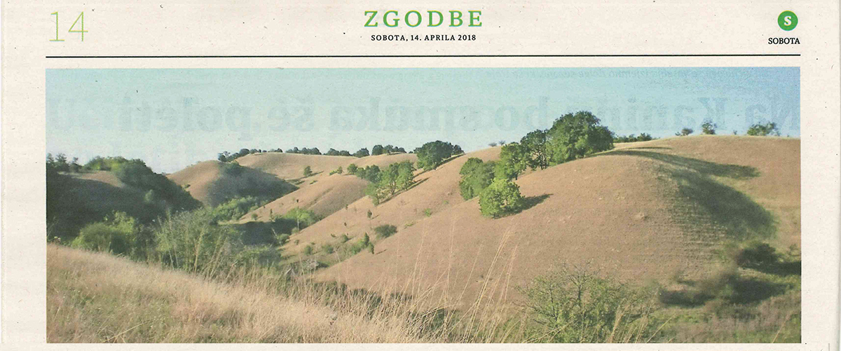 Делиблатска пешчара у словеначким Новинама