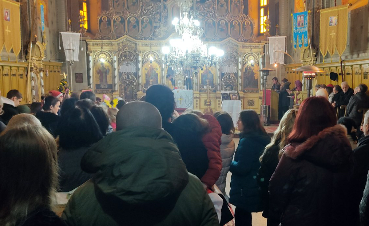 Божићна литургија у румунској православној цркви